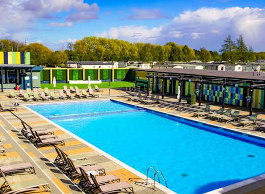 Heated outdoor pool