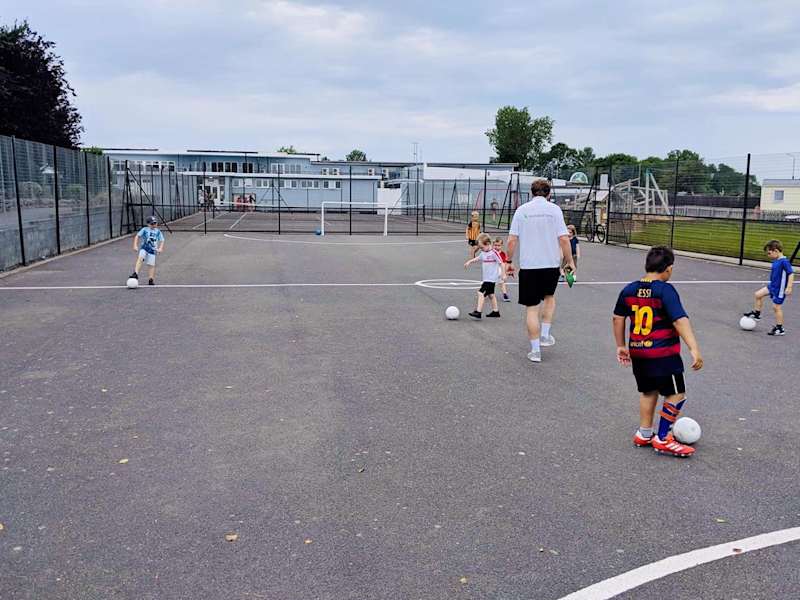 Tennis & football court